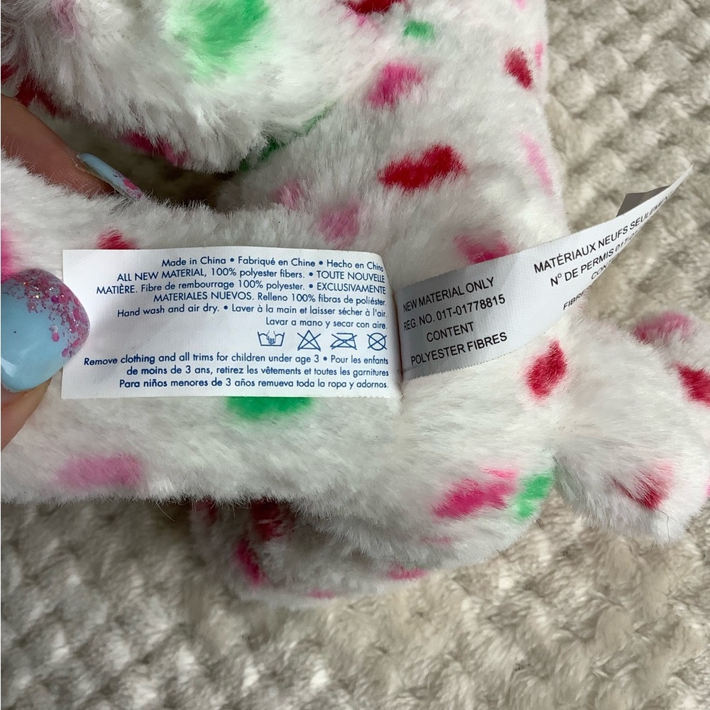 Build A Bear Buddies White Sprinkles Kitty Cat 2017 Mini 7in BAB Stuffed Animal - Picture 11 of 12